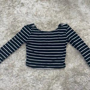 cropped long sleeve